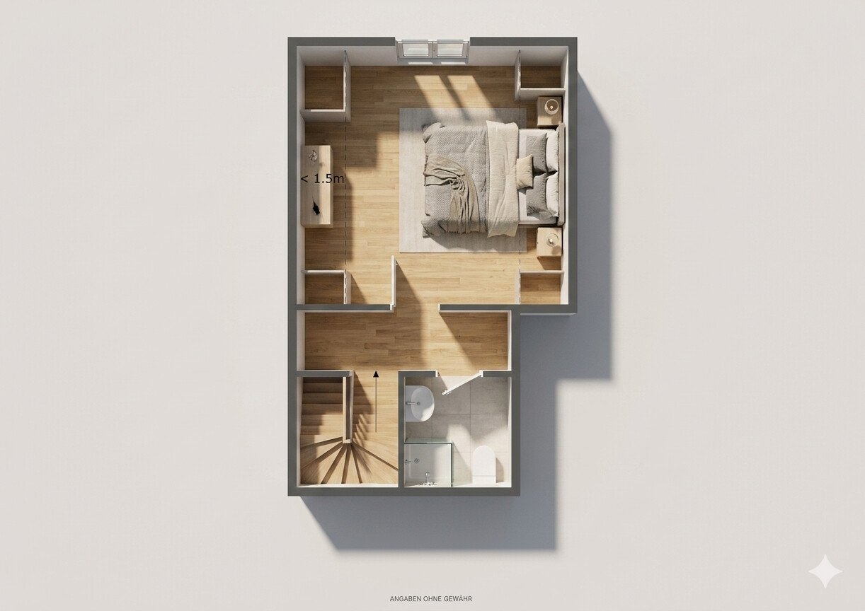 3D Grundriss DG