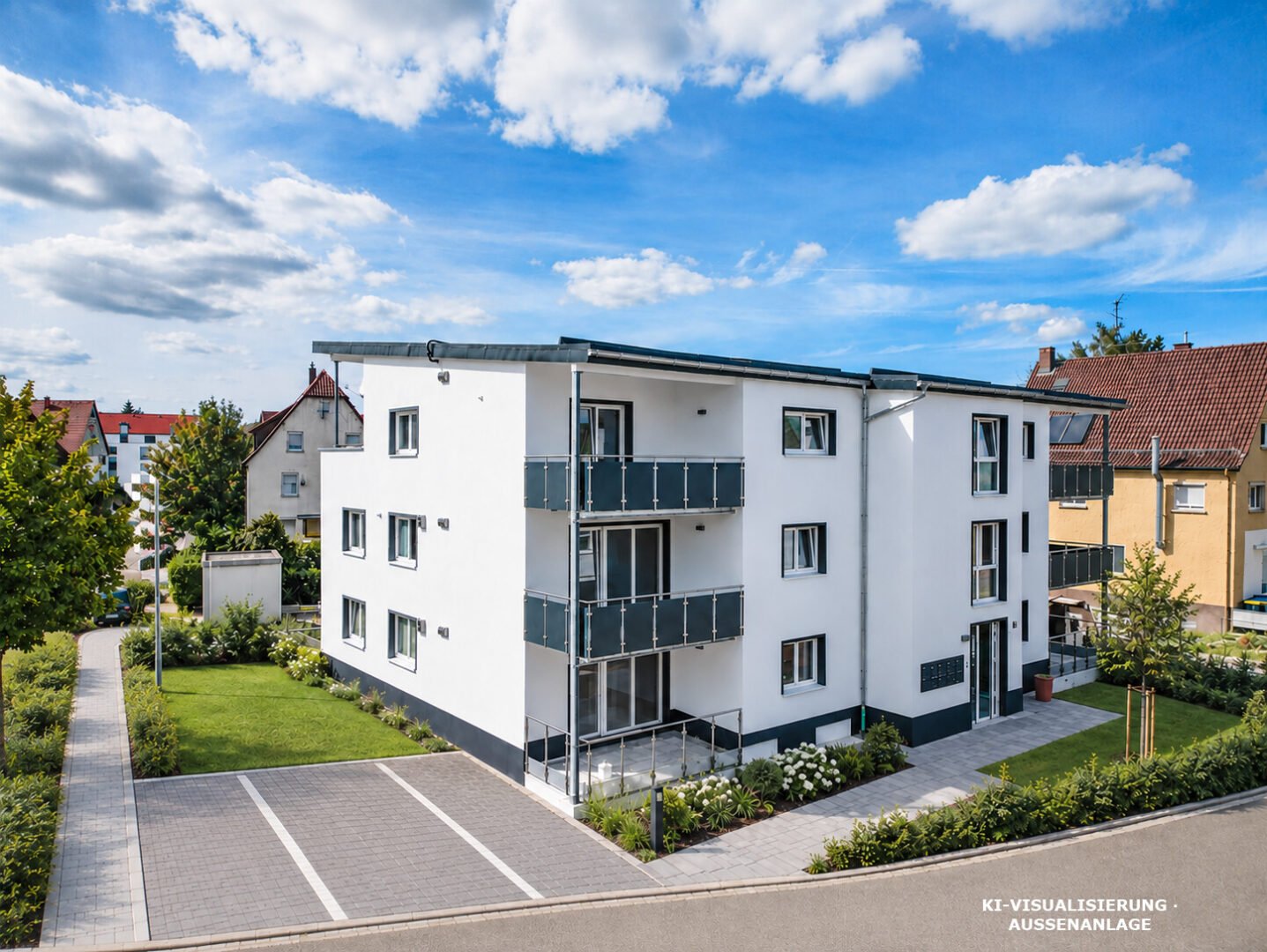 Außenansicht KI-visualisiertt